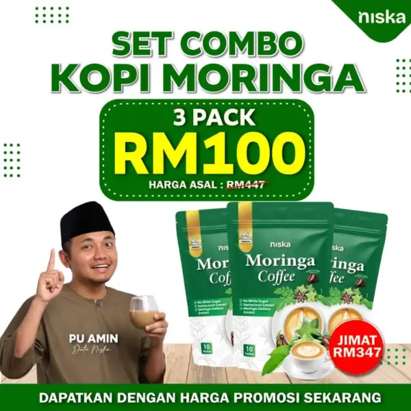 SET COMBO - 3 PACK KOPI MORINGA
